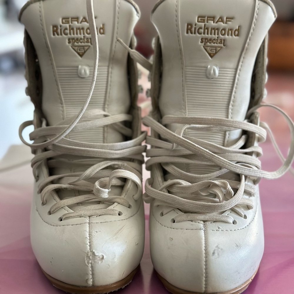 GRAF Richmond Special ice skating boots, size 4.5 (woman’s US 6.5) $150